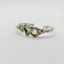 Load image into Gallery viewer, READY TO SHIP Free Flow Seaglass Bangle - 925 Sterling Silver FJD$ - Adorn Pacific - All Products