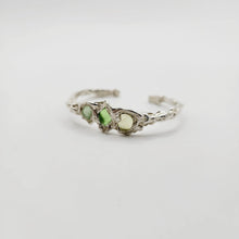 Load image into Gallery viewer, READY TO SHIP Free Flow Seaglass Bangle - 925 Sterling Silver FJD$ - Adorn Pacific - All Products