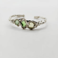 Load image into Gallery viewer, READY TO SHIP Free Flow Seaglass Bangle - 925 Sterling Silver FJD$ - Adorn Pacific - All Products