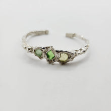 Load image into Gallery viewer, READY TO SHIP Free Flow Seaglass Bangle - 925 Sterling Silver FJD$ - Adorn Pacific - All Products