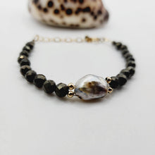 Load image into Gallery viewer, READY TO SHIP Civa Fiji Saltwater Pearl & Natural Stone Bracelet - 14k Gold Fill FJD$ - Adorn Pacific - All Products