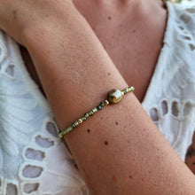 Load image into Gallery viewer, READY TO SHIP Civa Fiji Saltwater Pearl & Faceted Glass Bead Bracelet - 14k Gold Fill FJD$ - Adorn Pacific - All Products