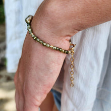 Load image into Gallery viewer, READY TO SHIP Civa Fiji Saltwater Pearl & Faceted Glass Bead Bracelet - 14k Gold Fill FJD$ - Adorn Pacific - All Products
