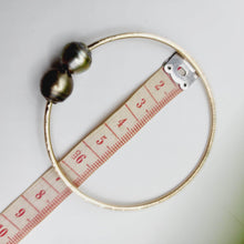 Load image into Gallery viewer, READY TO SHIP Civa Fiji Saltwater Pearl Bangle - 14k Gold Fill FJD$ - Adorn Pacific - All Products