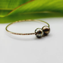 Load image into Gallery viewer, READY TO SHIP Civa Fiji Saltwater Pearl Bangle - 14k Gold Fill FJD$ - Adorn Pacific - All Products
