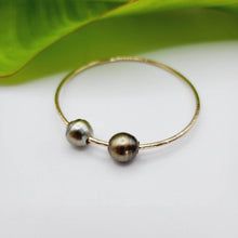 Load image into Gallery viewer, READY TO SHIP Civa Fiji Saltwater Pearl Bangle - 14k Gold Fill FJD$ - Adorn Pacific - All Products