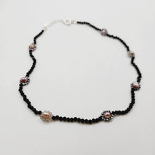 Load image into Gallery viewer, READY TO SHIP Daisy Choker Necklace - Glass Beads & 925 Sterling Silver FJD$ - Adorn Pacific - Necklaces
