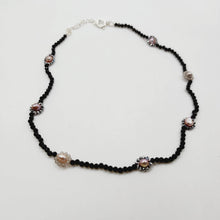 Load image into Gallery viewer, READY TO SHIP Daisy Choker Necklace - Glass Beads & 925 Sterling Silver FJD$ - Adorn Pacific - Necklaces