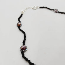 Load image into Gallery viewer, READY TO SHIP Daisy Choker Necklace - Glass Beads & 925 Sterling Silver FJD$ - Adorn Pacific - Necklaces