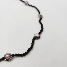 Load image into Gallery viewer, READY TO SHIP Daisy Choker Necklace - Glass Beads & 925 Sterling Silver FJD$ - Adorn Pacific - Necklaces