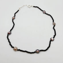 Load image into Gallery viewer, READY TO SHIP Daisy Choker Necklace - Glass Beads & 925 Sterling Silver FJD$ - Adorn Pacific - Necklaces