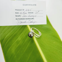Load image into Gallery viewer, READY TO SHIP - Civa Fiji Saltwater Pearl Ring with Grade Certificate #2165 - 925 Sterling Silver FJD$ - Adorn Pacific - Rings