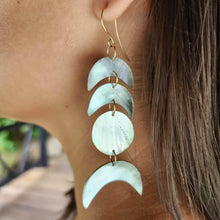 Load image into Gallery viewer, READY TO SHIP Mother of Pearl Fishtail Earrings - 14k Gold Fill FJD$ - Adorn Pacific - Earrings