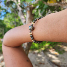 Load image into Gallery viewer, CONTACT US TO RECREATE THIS SOLD OUT STYLE Civa Fiji Saltwater Pearl & Natural Stone Bracelet - 14k Gold Fill & 14k Solid Gold FJD$ - Adorn Pacific - All Products