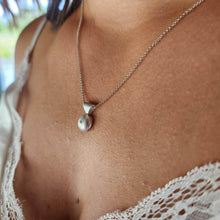 Load image into Gallery viewer, READY TO SHIP - Recycled Sterling Flush Set Necklace - 925 Sterling Silver FJD$ - Adorn Pacific - Necklaces