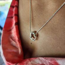 Load image into Gallery viewer, READY TO SHIP Free Flow Circle Necklace - 925 Sterling Silver FJD$