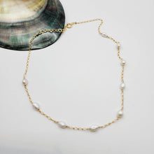 Load image into Gallery viewer, READY TO SHIP Freshwater Pearl Necklace - 14k Gold Fill FJD$ - Adorn Pacific - Necklaces
