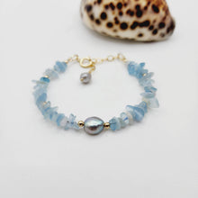 Load image into Gallery viewer, READY TO SHIP Freshwater Pearl & Natural Stone Bracelet - FJD$ - Adorn Pacific - All Products