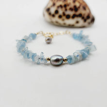 Load image into Gallery viewer, READY TO SHIP Freshwater Pearl & Natural Stone Bracelet - FJD$ - Adorn Pacific - All Products