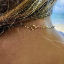 Load image into Gallery viewer, READY TO SHIP Faceted Glass Bead & Freshwater Pearl Strand Necklace - 14k Gold Fill FJD$ - Adorn Pacific - Earrings