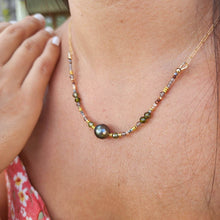Load image into Gallery viewer, CONTACT US TO RECREATE THIS SOLD OUT STYLE Graded Pearl Glass Bead Necklace - 14k Gold Fill FJD$