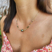 Load image into Gallery viewer, CONTACT US TO RECREATE THIS SOLD OUT STYLE Graded Pearl Glass Bead Necklace - 14k Gold Fill FJD$