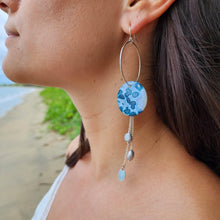 Load image into Gallery viewer, READY TO SHIP Adorn Pacific x Hot Glass Drop Earrings with Freshwater Pearls in 925 Sterling Silver - FJD$ - Adorn Pacific - Earrings