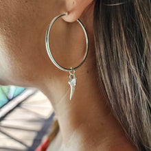 Load image into Gallery viewer, READY TO SHIP - Shark Tooth Earrings - 925 Sterling Silver FJD$