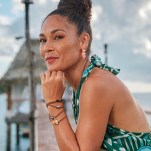 Load image into Gallery viewer, READY TO SHIP Fiji Pearl & Nautilus Charm Faux Suede Leather Multi-way Bracelet / Necklace - FJD$ - Adorn Pacific - All Products