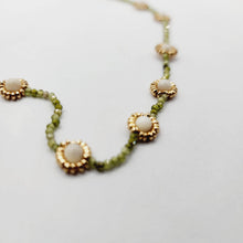 Load image into Gallery viewer, CONTACT US TO RECREATE THIS SOLD OUT STYLE Daisy Choker Necklace - Glass Beads & 14k Gold Fill FJD$ - Adorn Pacific - Necklaces