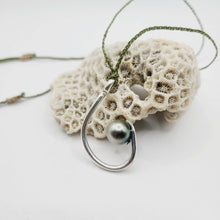 Load image into Gallery viewer, CONTACT US TO RECREATE THIS SOLD OUT STYLE Fish Hook Graded Pearl Necklace - 925 Sterling Silver FJD$