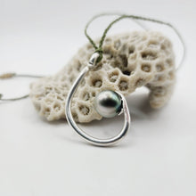 Load image into Gallery viewer, CONTACT US TO RECREATE THIS SOLD OUT STYLE Fish Hook Graded Pearl Necklace - 925 Sterling Silver FJD$