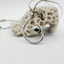 Load image into Gallery viewer, CONTACT US TO RECREATE THIS SOLD OUT STYLE Fish Hook Graded Pearl Necklace - 925 Sterling Silver FJD$