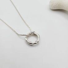 Load image into Gallery viewer, READY TO SHIP Free Flow Circle Necklace - 925 Sterling Silver FJD$ - Adorn Pacific - Necklaces