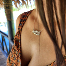 Load image into Gallery viewer, READY TO SHIP Flametree Seedpod Necklace - 925 Sterling Silver FJD$ - Adorn Pacific - All Products