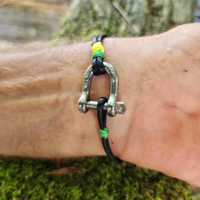 Load image into Gallery viewer, READY TO SHIP Unisex Stainless Steel, Copper and Nylon Bracelet FJD$ - Adorn Pacific - All Products