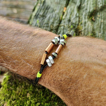 Load image into Gallery viewer, READY TO SHIP Unisex Stainless Steel, Copper and Nylon Bracelet FJD$ - Adorn Pacific - All Products