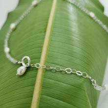Load image into Gallery viewer, READY TO SHIP Freshwater Pearl & Faceted Glass Bead Choker Necklace - 925 Sterling Silver FJD$ - Adorn Pacific - Necklaces