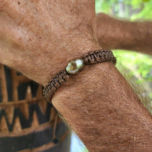 Load image into Gallery viewer, CONTACT US TO RECREATE THIS SOLD OUT STYLE Wax Cord Bracelet with Civa Saltwater Pearl - FJD$ - Adorn Pacific - All Products