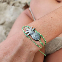 Load image into Gallery viewer, READY TO SHIP Mother of Pearl Pineapple Woven Bracelet - FJD$ - Adorn Pacific - All Products