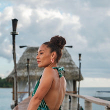 Load image into Gallery viewer, READY TO SHIP Pink Coral Hoop Earrings - 14k Gold Fill FJD$ - Adorn Pacific - All Products