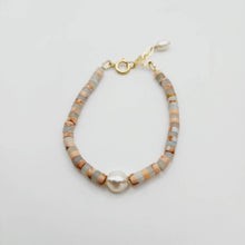 Load image into Gallery viewer, READY TO SHIP Polymer Bead & Freshwater Pearl Bracelet - 14k Gold Fill FJD$ - Adorn Pacific - Earrings