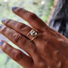 Load image into Gallery viewer, READY TO SHIP - Fiji Saltwater Pearl Ring - 14k Rose Gold Fill FJD$ - Adorn Pacific - Rings