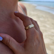 Load image into Gallery viewer, READY TO SHIP - Unisex Wide Band Ring - 9k Solid Gold FJD$ - Adorn Pacific - Rings