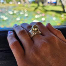 Load image into Gallery viewer, CONTACT US TO RECREATE THIS SOLD OUT STYLE Unisex Fiji Saltwater Pearl Ring - 925 Sterling Silver FJD$