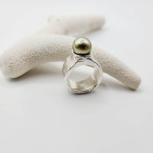 Load image into Gallery viewer, READY TO SHIP - Unisex Fiji Saltwater Pearl Ring - 925 Sterling Silver FJD$ - Adorn Pacific - Rings
