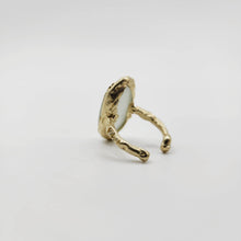 Load image into Gallery viewer, READY TO SHIP Seaglass Solid Gold Ring - Solid 9k Gold FJD$ - Adorn Pacific - All Products