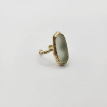 Load image into Gallery viewer, READY TO SHIP Seaglass Solid Gold Ring - Solid 9k Gold FJD$ - Adorn Pacific - All Products