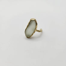 Load image into Gallery viewer, READY TO SHIP Seaglass Solid Gold Ring - Solid 9k Gold FJD$ - Adorn Pacific - All Products