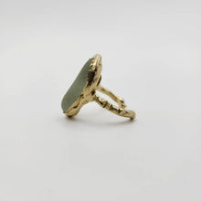 Load image into Gallery viewer, READY TO SHIP Seaglass Solid Gold Ring - Solid 9k Gold FJD$ - Adorn Pacific - All Products